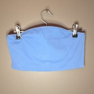 Sweaty Betty Ribbed Blue Top